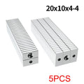 Super Strong Neodymium Magnet  N35 NdfeB Permanent Magnetic imanes Block with holes Powerful Magnets Refrigerator Magnet