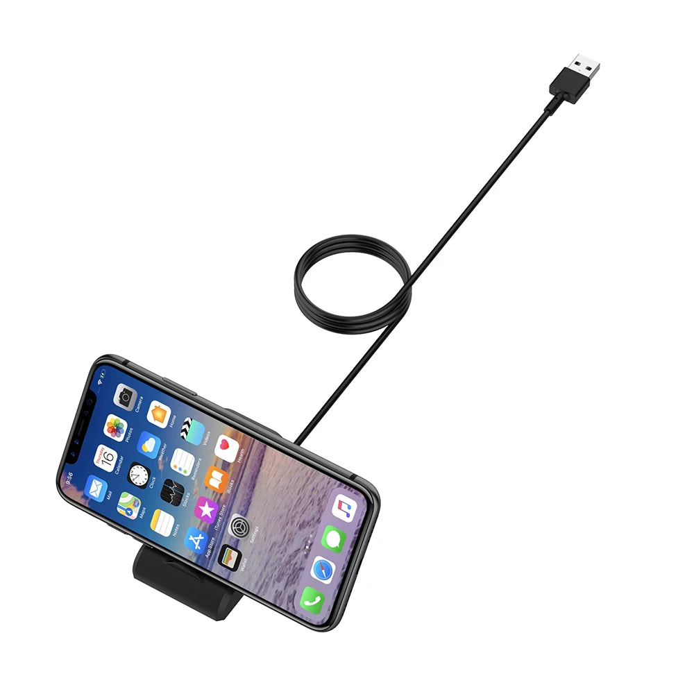 Charger Dock for Fitbit Sense/Sense 2/Versa 4/Versa 3 Stand Charging Cable Station Base Cradle with USB Cord Replacement