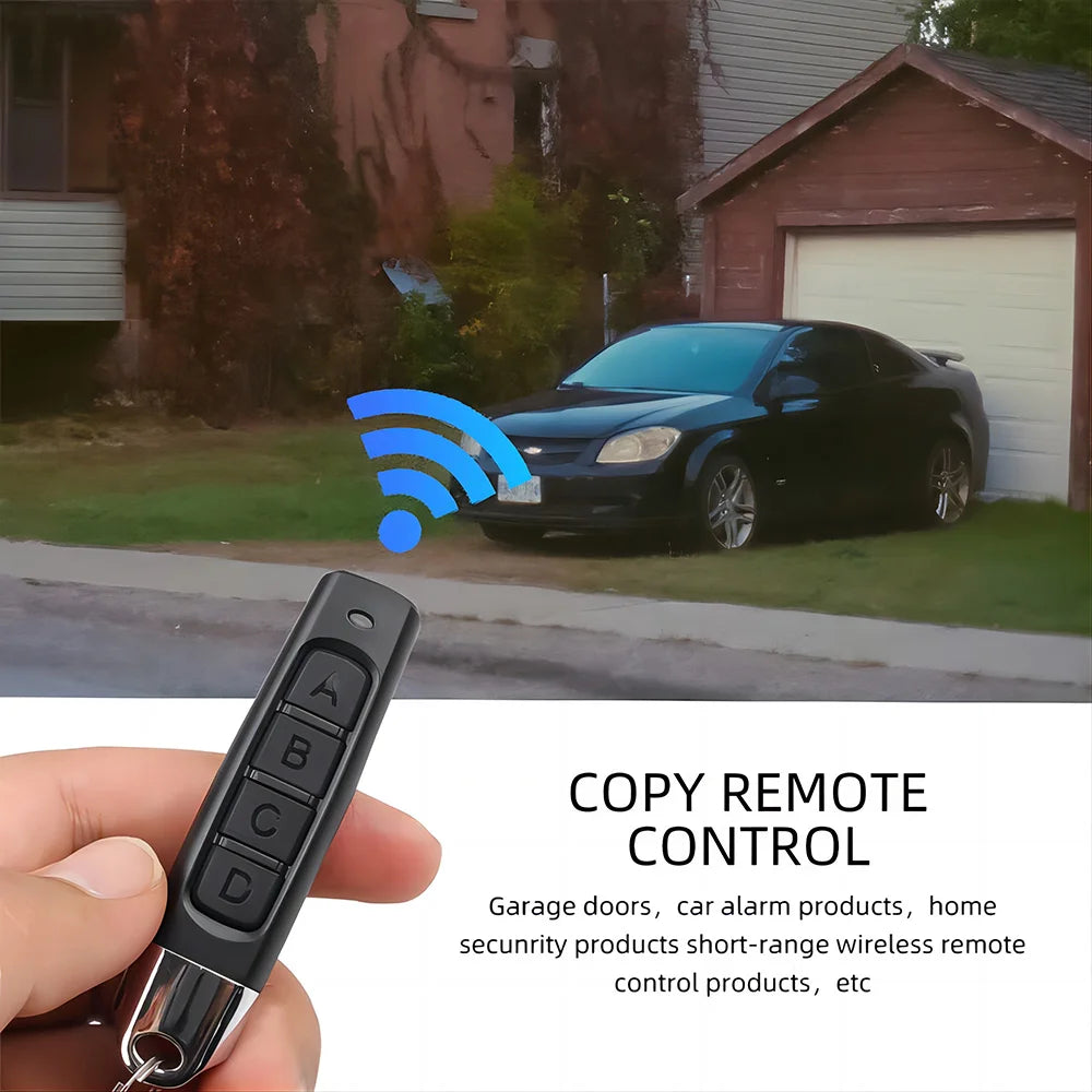 1~10PCS 433MHz Auto Copy Remote Control Electric Garage Door Opener Remote Controller Duplicator Clone Cloning Code Transmitter