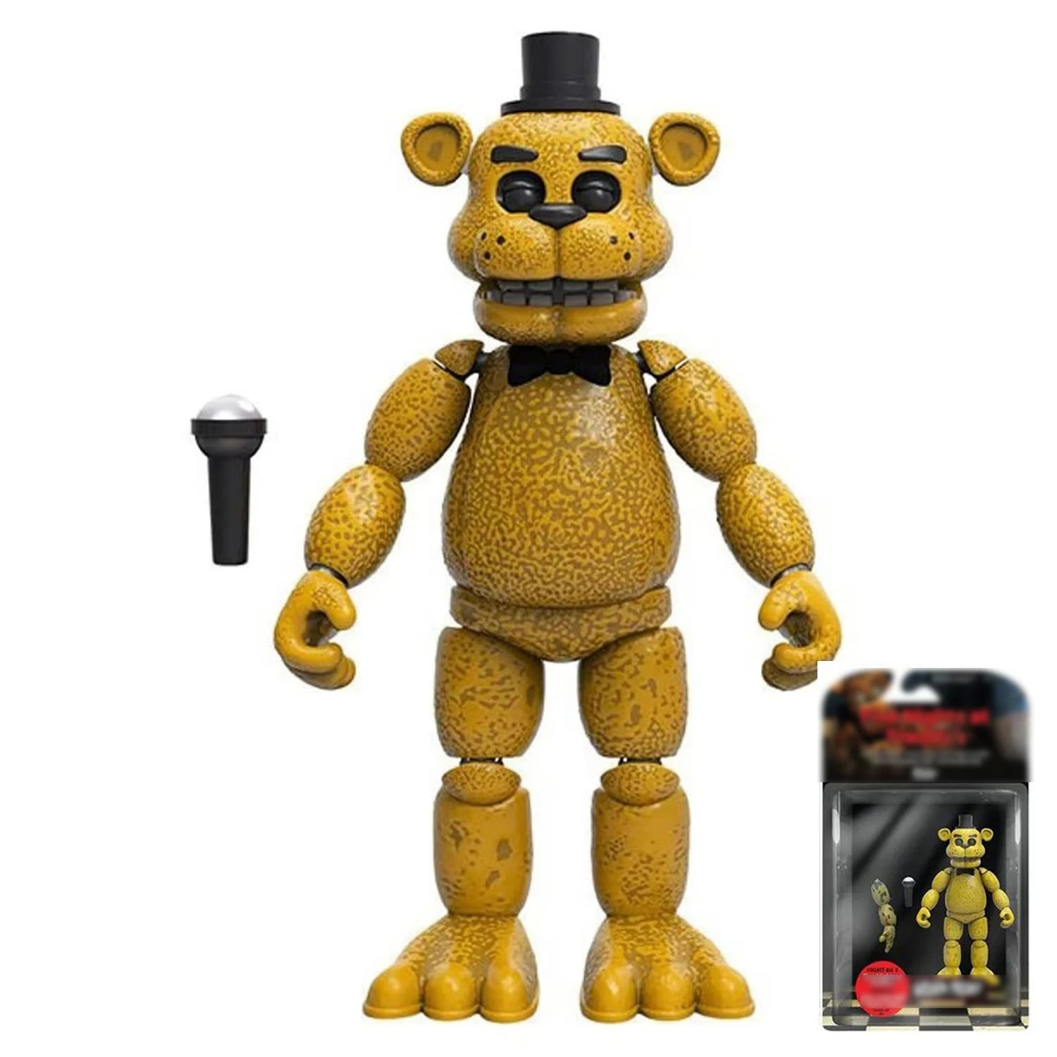 14cm FNAF Figures Nightmare Freddy Bonnie Foxy Chica Action Figure Movable Blacklight Freddy Frostbe Collection Toys