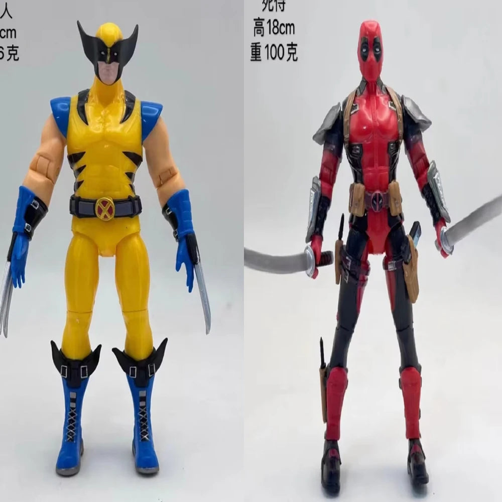 Cheap Sale X-men Deadpool & Wolverine PVC Figure Collectible Model Toy 18cm