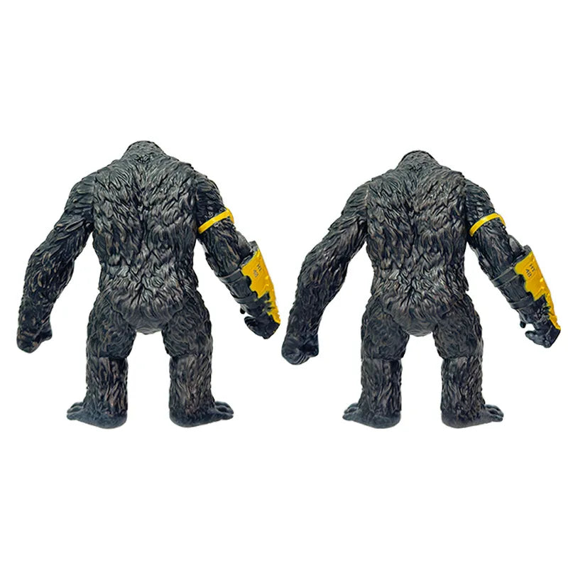 2 Styles King Kong Gorilla Articulated Joints Moveable Action Figure Vinyl Doll Collection Model Toys