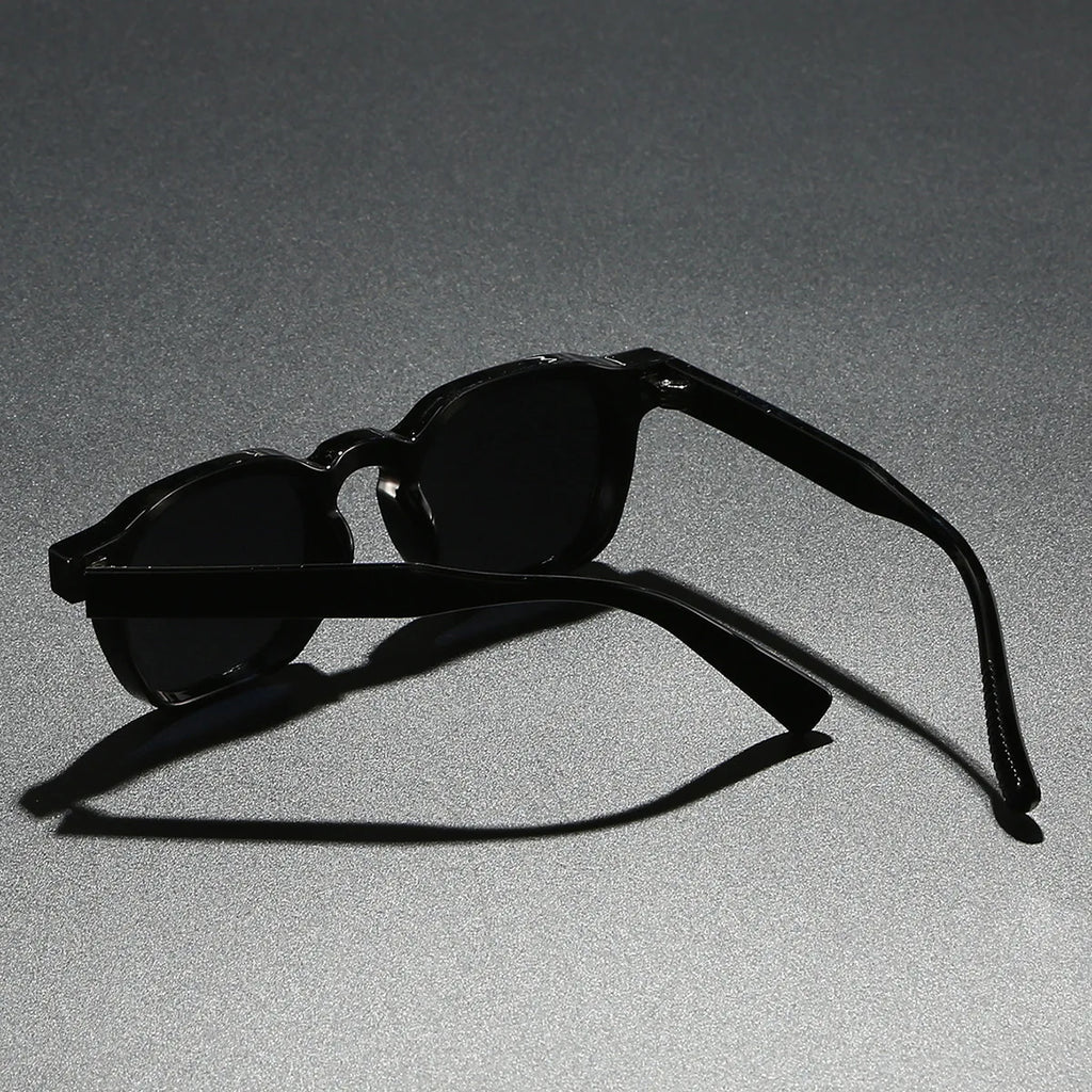 New Polarized Sunglasses Unisex Metal Core CP Square Sun Glasses Rivets Women Shades Driving Glasses