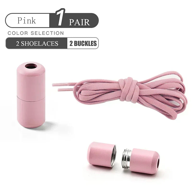 Elastic No Tie Shoelaces Semicircle Shoe Laces for Kids and Adult Sneakers Lazy Shoelace Quick Put on And Take Off Shoe Strings
