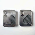 Stress Relief Push Card Metal Fingertip EDC Poker A K King Gyro Toy for Office Adults Anti Anxiety Fidget Papa Coin