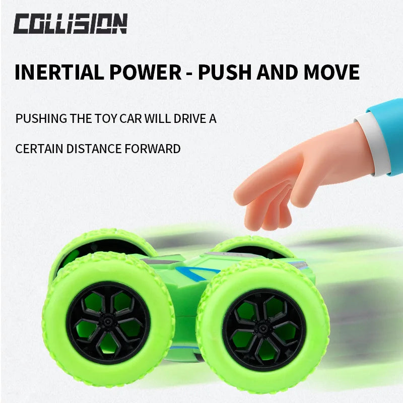 Clearance_4pcs/2pcs/1pc double-sided inertia stunt rolling toy car - high playability, double-sided playability_Continuous updat