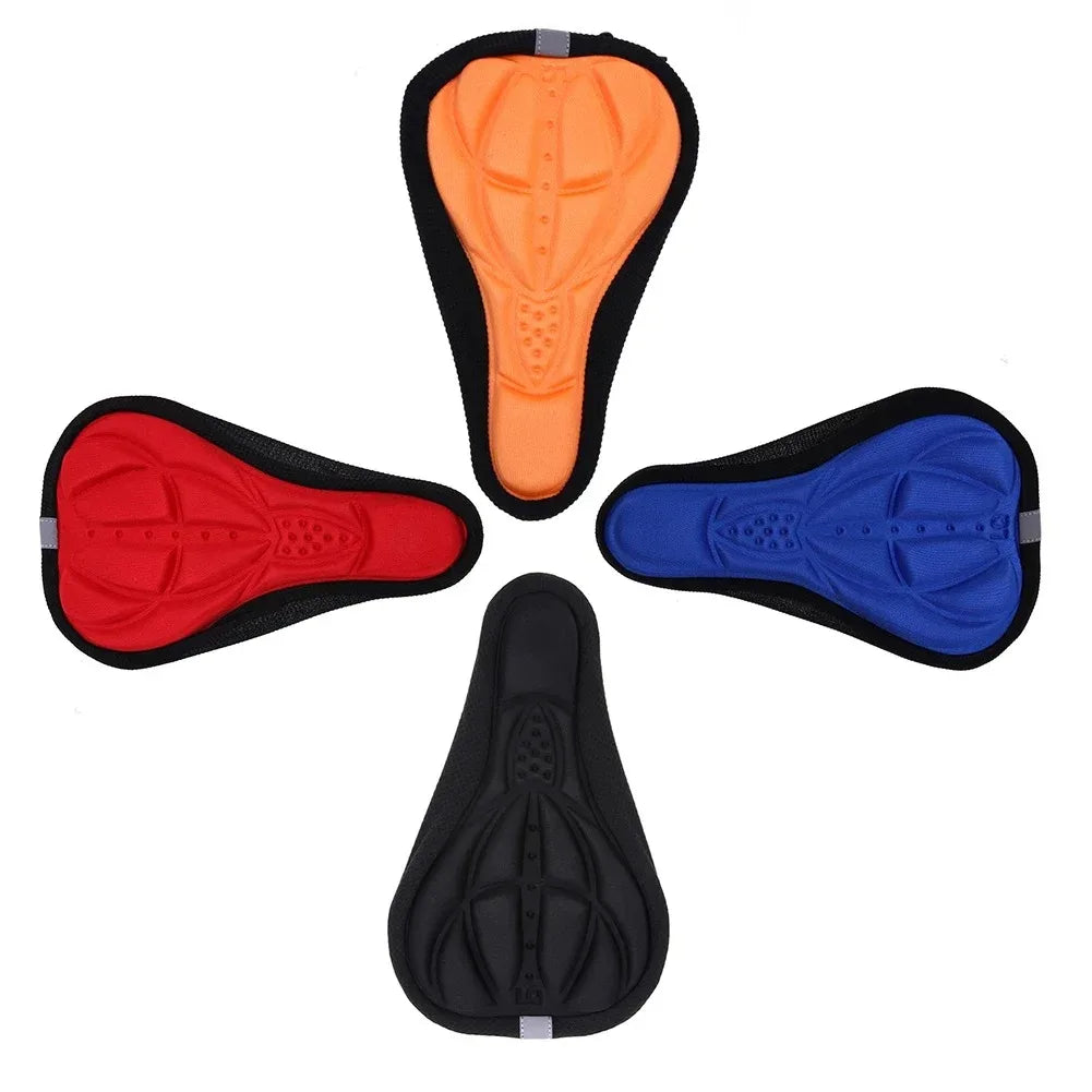 2025 Bicycle Saddle 3D Soft Cycling Seat Cover MTB Mountain Bike Thickene Sponge Pad Outdoor Breathable Cushion Bike Accessories