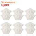 6pairs/12pcs Insoles Patch Heel Pads for Sport Shoes Back Sticker Adjustable Size Antiwear Feet Pad Cushion Insert Insole