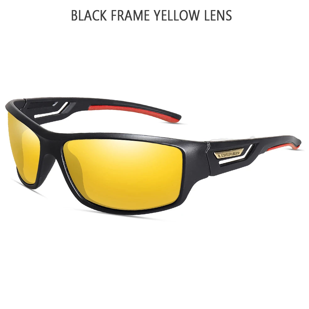LOISRUBY Polarized Cycling Sunglasses Camouflage Driving Outdoor Sports Fishing Running Goggles UV400 Tacakle Eyewear