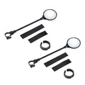 DOMEN Bicycle Rearview Handlebar Mirrors 360 Rotatable for Bike Motorcycle Bendable Hose Adjustable Wide Angle Rear View Mirror