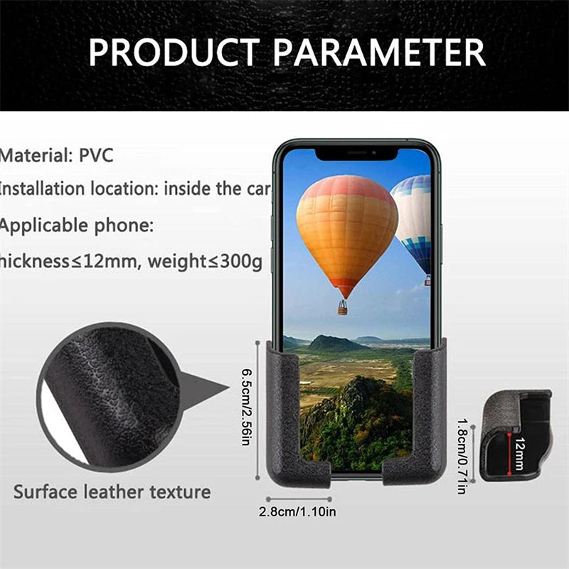 1-2Pair Self-Adhesive Dashboard Phone Mount Holder Car Phone Holder Universal Auto Gravity GPS Stand Rack Car Accessories