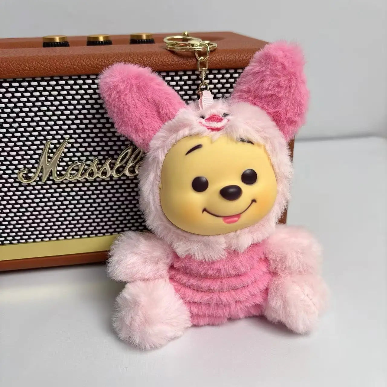 Disney Winnie the Pooh Bear Tiger Pig  Happy Times Series Blind Box Toy Vinyl plush toys Decor Doll Kid Birthday Xmas Gift