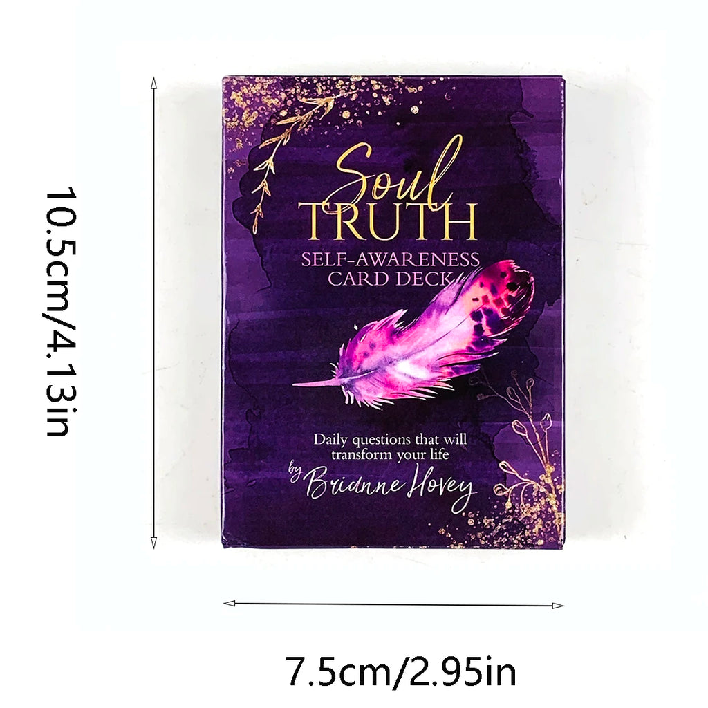 NEW Soul Truth Self-Awareness Oracle Cards Deck Daily Questions That Will Transform Your Life Tarot Oracle Cards Best Gifts