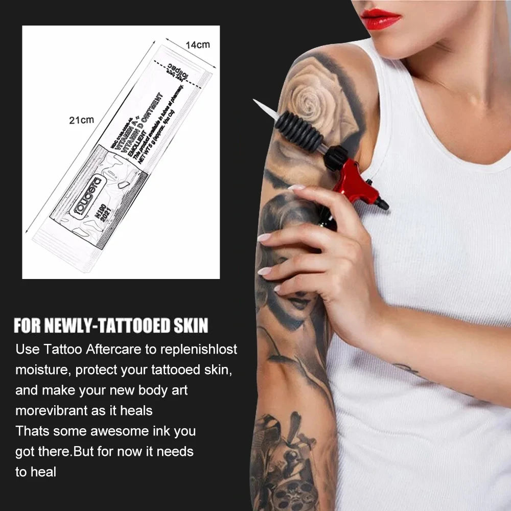20/30/50/100pcs Tattoo Aftercare Cream Fougera Vitamin Ointment Tattoo Care Supplies Recovery Cream Vitamin A&D Repairing Cream