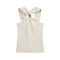MUJER Halter Corset Top Women off Shoulder Crop Top Female Sexy Backless Tube Tops for Women Summer Camisole Bustier Tops Woman