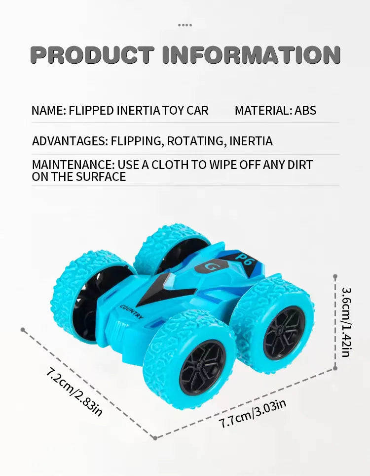 Clearance_4pcs/2pcs/1pc double-sided inertia stunt rolling toy car - high playability, double-sided playability_Continuous updat