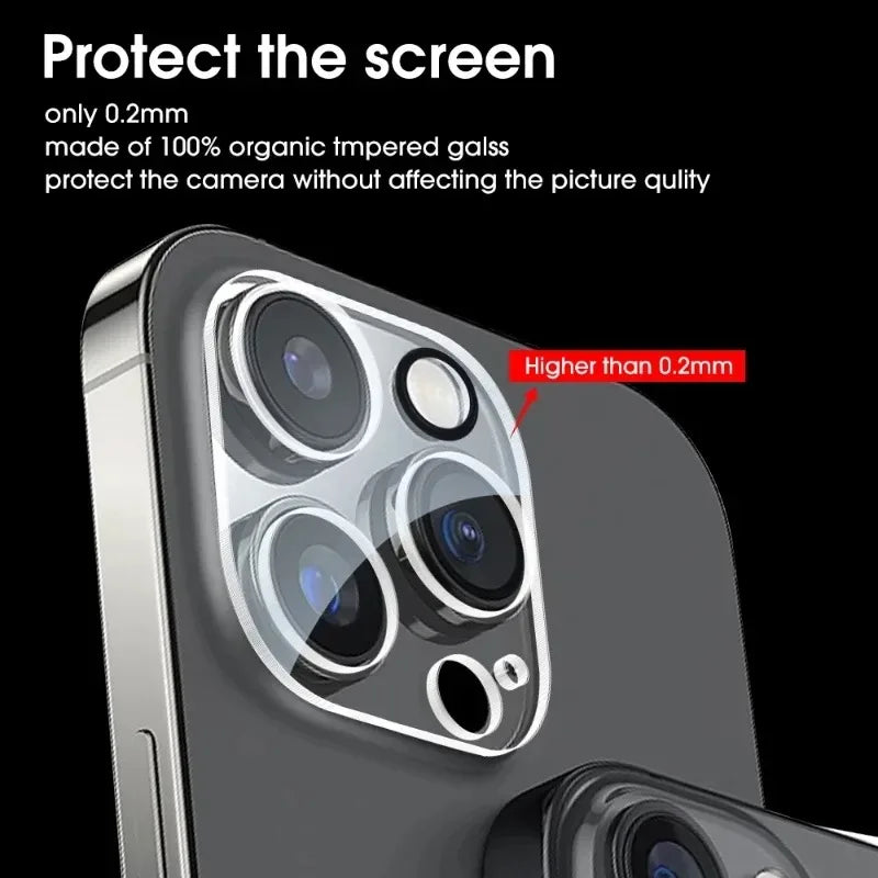 1-5PCS Camera Lens Protection Glass For iPhone 16 Plus 15 14 13 11 Pro Max Screen Protector For 13 mini Camera Lens Glass Film