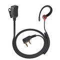 Two Way Radio 2 Pin K Head Soft Ear Hook Earpiece Walkie Talkie Headset with Mic PTT for BaoFeng UV-5R BF-888s Kenwood Retevis