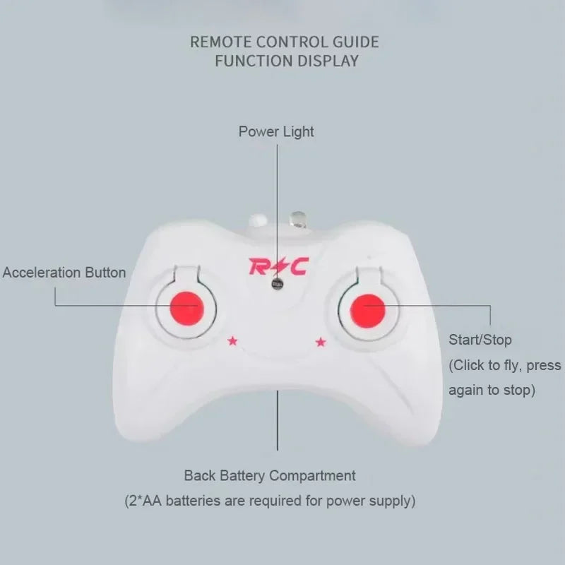 Crash Resistant Remote Control Aircraft Induction Helicopter Dual-mode Suspended Drone Toy with Lighting