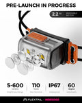 FLEXTAIL TINY HELIO 600Z - Headlamp, Headlight with Replaceable 700mAh Battery for Outdoor Camping Fishing Hiking Riding (2025)