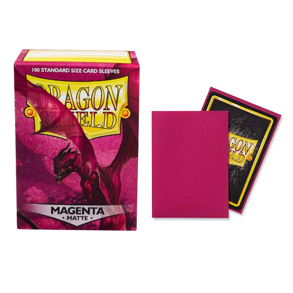 100 PCS/BOX Multicolor Dragon Shield Cards Sleeves Cover Matte Cards Sleeves Protector for TCG/PTCG Star Card Board Games Cards