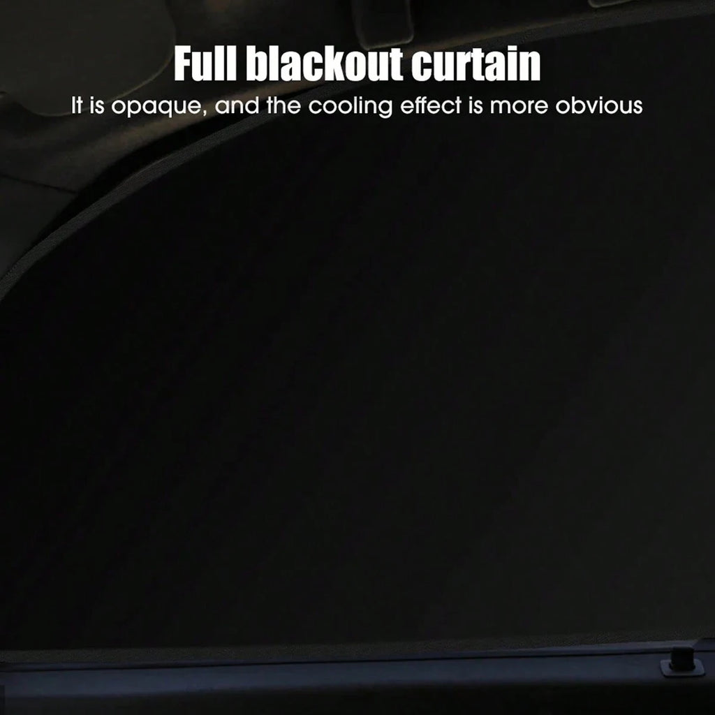 Magnetic curtain protectors, side window sunshades, UV protection, suitable for most models, universal in all seasons